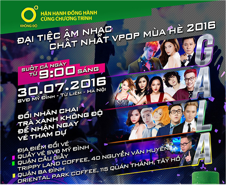 Cách thức nhận vé tham gia chương trình Gala Mùa Hè Không Độ
